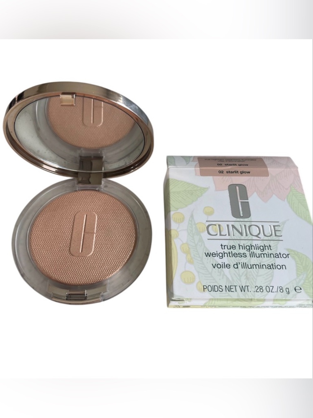 Clinique True Highlighter Weightless Illuminator (02 Starlit Glow) New In Box